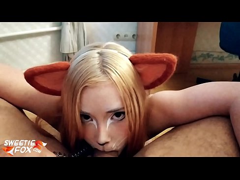 ❤️ Kitsune ngelek kontol jeung cum dina sungut nya ❤️❌ pelacur di urang